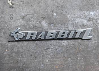 Emblemat znaczek napis Rabbit L mk1