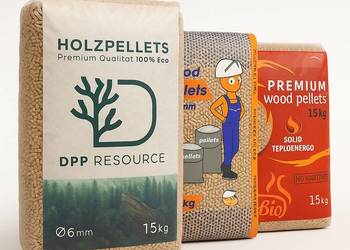 PELLET sosnowy pelet 15kg certyfikowany A1 dostawa 150 km GRATIS