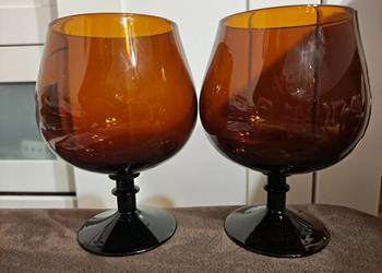 Horbowy kieliszki rubinowe PRL