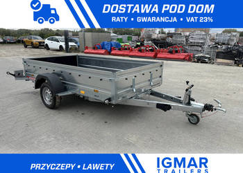 Przyczepa hamowana uchylna TEMARED MULTITRANSPORTER 3016 C DMC 750kg burty