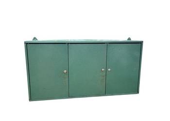 Szafka narzędziowa metalowa perforowana 120x60x20 cm - zamykana