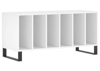 Szafka na płyty biała 100x38x48 cm materiał drewnopochodny WM-831756