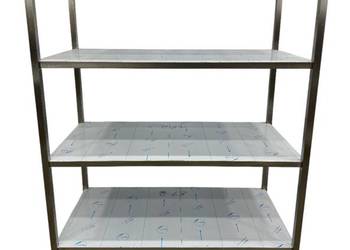 Regał magazynowy 4-półkowy 1200×600×1800 mm, AISI 304