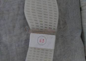 Wkładki Do Butów plastikowe Polietylen 6 Par 43