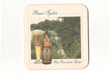 Tyskie - podstawka do piwa. Nr . 23