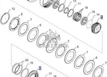 New Holland CR9080 Napęd Żniwny Sprzęgło Napędu Podajnika CZĘŚCI 87031660 … Jastrzębniki