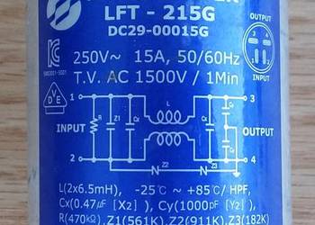 Kondensator NOISE FILTER LFT - 215G do Pralki