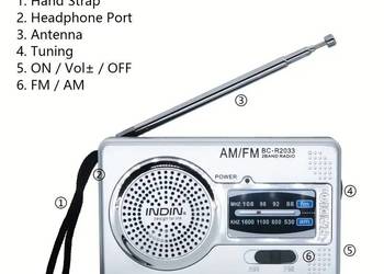 RADIO PRZENOŚNE Na Baterie FM AM