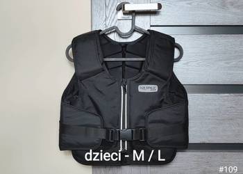 Kamizelka ochronna bezpieczeństwa jeździecka M/L dla dzieci - Equipage