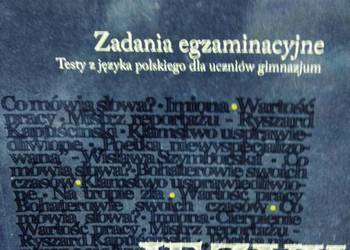 Polski zadania egzaminacyjne antykwariat szkolny kolekcje