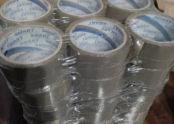 Taśma pakowa szara SMART - mocna - 54 rolki - ostatnie sztuki - super cena