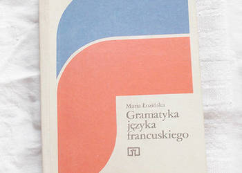 vintage książka Maria Łozińska Gramatyka języka francuskiego podręcznik
