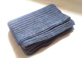 SZAL granatowy SZALIK ciemnoniebieski Duży dzianina Unisex NOWY SZAL granatowy SZALIK ciemnoniebieski Duży dzianina Unisex NOWY