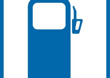 Naklejka znak informacyjny stacja benzynowa RA061