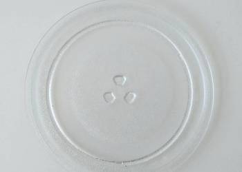 Talerz do kuchenki mikrofalowej, mikrofalówki z koniczyną 24,5 cm