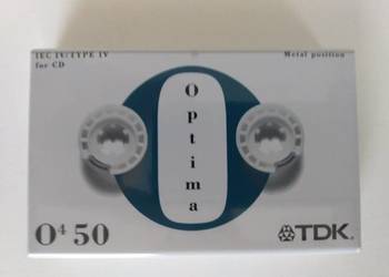 Kasety TDK Optima 50 ,metal ,nowe w folii