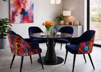 Krzesło Tapicerowane Premium KL-9 Lawa Crush Velvet – Edite Meble