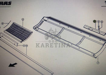 CLAAS Lexion segment klepiska/Claas Lexion 580 560-540 780-770 670-640