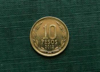 Chile 10 peso, 2012r