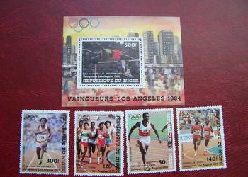 NIger 1984 MNH Mi. 900/03 Sport Olimpiada Los Angeles 84
