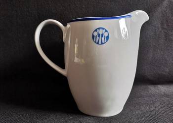 Stary dzbanek porcelana Lubiana, bary i stołówki PRL-u