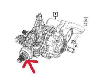 Jeep Renegade ,Fiat 500x uszczelniacz dyferencjału tył ,środkowy
