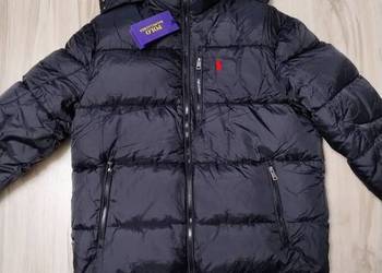 Kurtka Puchowa Polo Ralph Lauren – Czarna – Rozmiar L – Nowa z Metkami