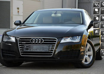 Audi A7 Zarejestrowane 3.0TDI Quattro Serwis LED Navi Bi-xenon Krem Skóra …