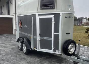 Przyczepa do przewozu 2 koni Humbaur Alu podłoga