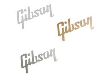 GIBSON 5x2,3cm naklejka na gitare RÓŻNE KOLORY nr505