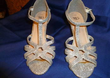 Buty srebrzste