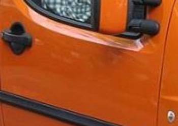 Szyba prawa przednia prawy przód Fiat Doblo I 00-10