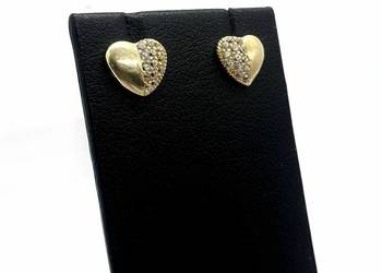 Złote Kolczyki pr. 585 1,13g