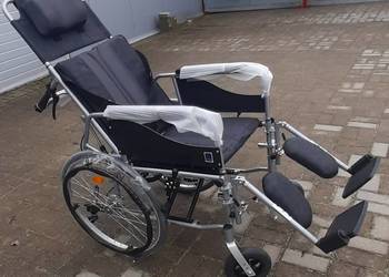 Wózek inwalidzki zmienny kąt oparcia  podnóżek wys. zagłówek