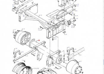 Massey Fergusson MF 30 - oś przednia most D28182141