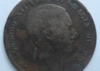 HISZPANIA-10 CENTIMOS-1879 r (ALFONSO X||)