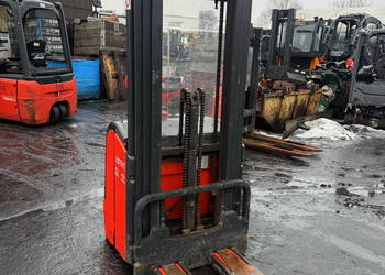 paleciak elektryczny LINDE L14 1400kg Triplex 4.3m wózek paletowy 2009