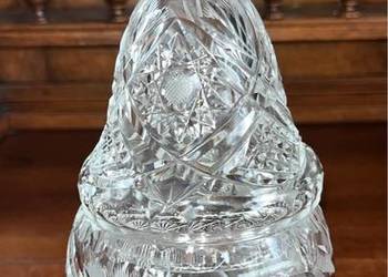 Puzderko kryształ. Gruszka- przezroczysta  Czasy PRL.