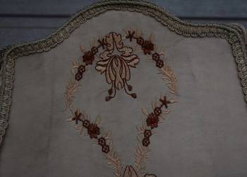 Stojąca Lampa z Brązu + Abażur - Vintage - Lampka Secesja 177cm