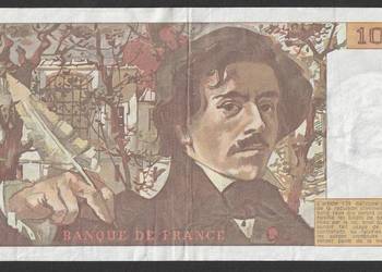 FRANCJA 100 FRANKÓW 1987 - EUGENE DELACROIX