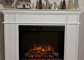 Kominek z drewna wkład grzewczy elektryczny eko bio kominek NA JUŻ