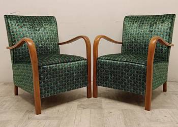 fotel fotele art deco vintage lata 60-te design