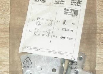 Zestaw pakiet mocujący do płyt montażowych RITTAL TS8614.040