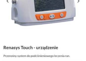 Renasys touch do podciśnieniowego leczenia odlezyn ran