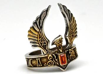 Ulthuan Insignia | Rozmiar Regulowany | Metal | Pierścień | Warhammer