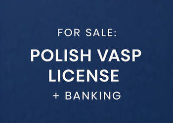Sprzedam 100% udziałów w spółce krypto VASP