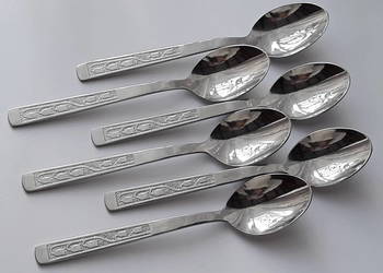 Łyżeczki do herbaty (nr.1), KONWALIE, Gerlach, sztućce PRL