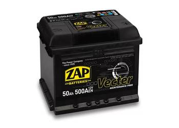 NOWY Akumulator ZAP Vecter 50Ah 500A PRAWY PLUS