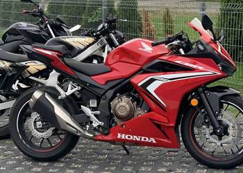 Honda CBR500R, A2, 2019, niski przebieg, Polski salon