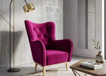 Fotel Wypoczynkowy Miki Fuksja, Dostawa 0zł!